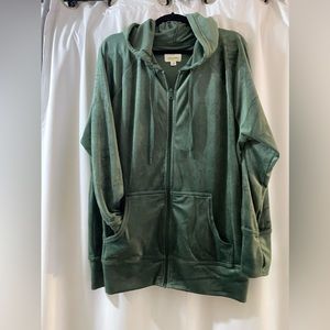 Offline Green Velour Sweater